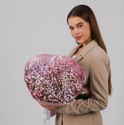 rozovaya gipsofila buket 5